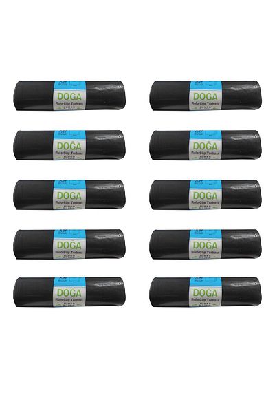 ECOPLAST King Size Garbage Bag Bag - 400 Gr- 90 Liters - 80 X 110 Cm / 10 Rolls of 10 Pieces