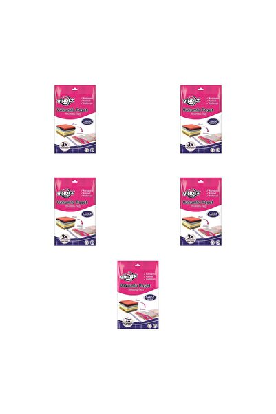 Vindex Vakumlu Giyisi Yastık Yorgan Saklama Torbası Poşeti Hurç - Large - 50x...