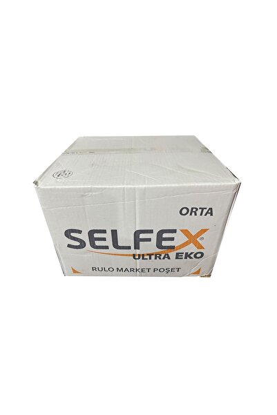 selfex Rulo Market Poşeti Torbası - Atlet Poşet - Şeffaf - Orta Boy - 20x200 ...