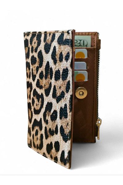LEXA Leopard Pattern Women's Wallet