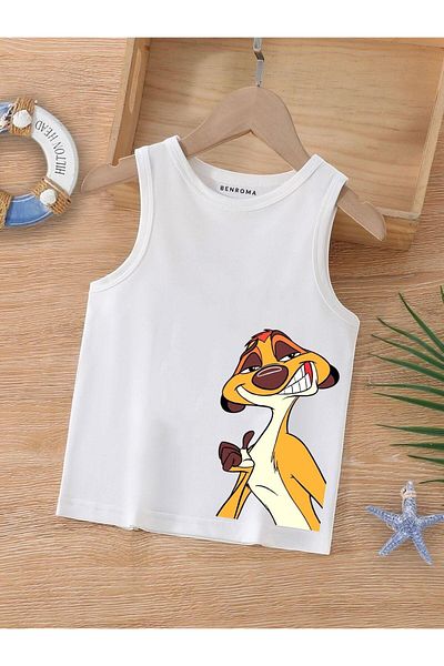 BENROMA 1 produs este un cadou pentru achiziții de 6 sau mai sus Tricou imprimat fără mâneci pentru copii