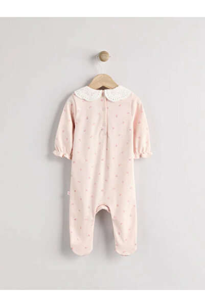 Next Baby %100 Organik Pamuklu  Pembe Anne Tulumu ALYE18359