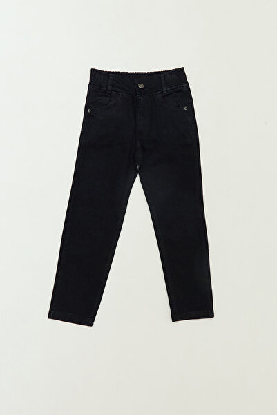 Fulla Moda Elastic Waist Zippered Boy's Trousers