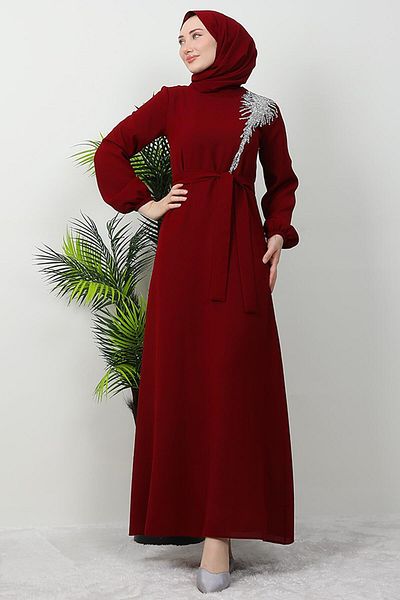 GİZ AGİYİM Φόρεμα με μανίκια Sinem Hijab