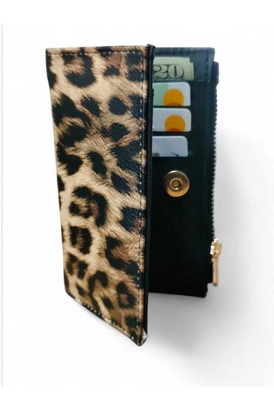 LEXA Leopard Pattern Women's Wallet
