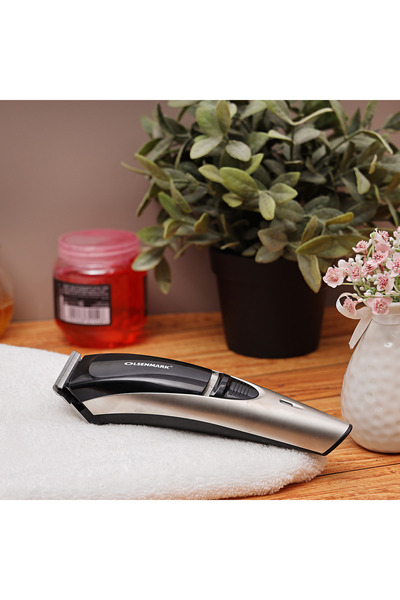 Olsenmark ماكينة قص الشعر القابلة لإعادة الشحن OMTR4040 بقوة 3 وات - ماكينة ق...