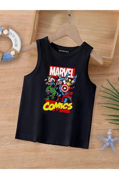 BENROMA DEČJA MAJICA BEZ RUKAVA SA SNIJEGOM I CRTANIM LIKOM Lik