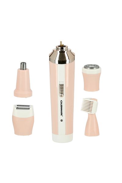 Olsenmark 4 In 1 Ladies Shaver Suit - Portable Rechargeable Ladies Epilator
