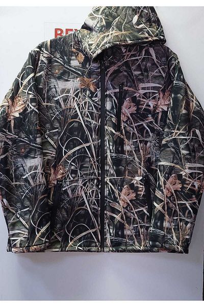 BeyzDenim Forest Pattern Fur Hunter Coat Waterproof-Water Repellent