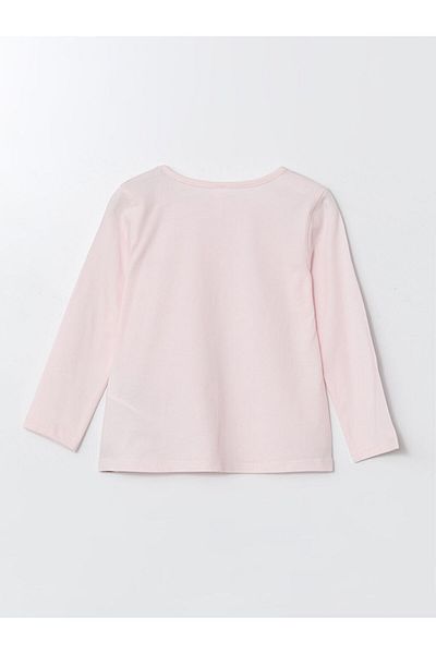 LC Waikiki Crew Neck Printed Girls' T-Shirt - S5G251Z1