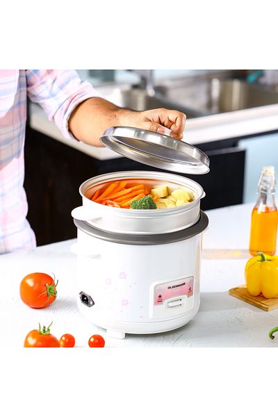 Olsenmark 500 W Automatic Rice Cooker- OMRC7026, 1.5 L Capacity