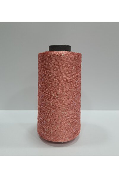 İPLİKOUTLET Nar Çiçeği Şeffaf Hologram Pullu İp 200 Gram