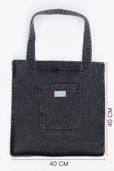 Xcedy Geantă de umăr din denim de înaltă calitate pentru femei C900