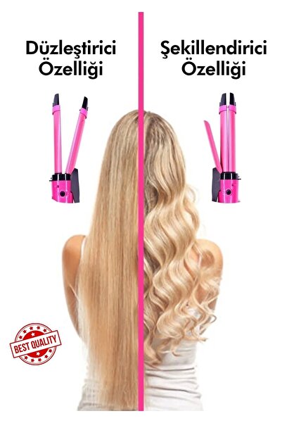 Generic Brand Premium Double Hair Beauty Set Hair Straightener Styling