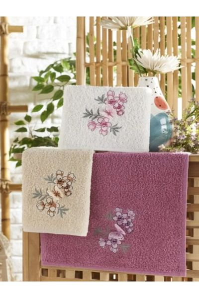 Suvida Cotton Set of 3 - Hand, Face, Kitchen and Towel Named Dowry Seiti