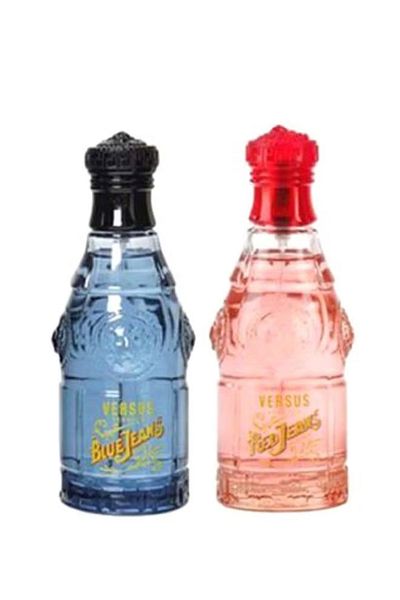 Versace 2-Piece Versace Gift Set Red Jeans 75 Ml, Blue Jeans 75ml