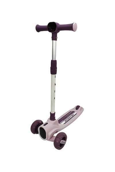 Fab N Funky Ride On Scooter, Sturdy, With Lights, Versatile, 3 Years+, 68 x 32 x 90 cm - Grey