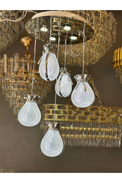 Led 2025 Model 5 Pendant Lux Led Chandelier