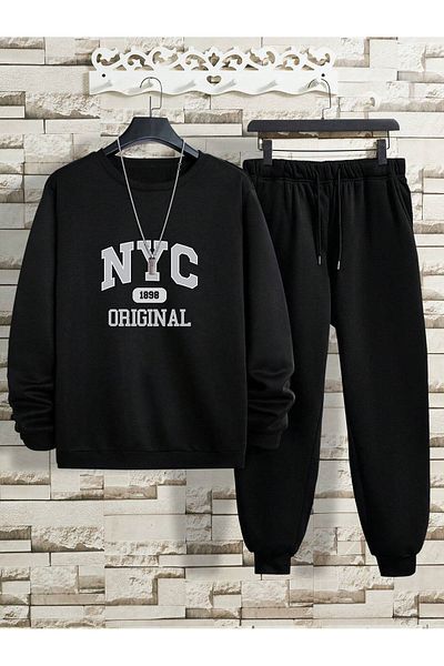 uyguntarz Set de trening cu imprimeu NYC