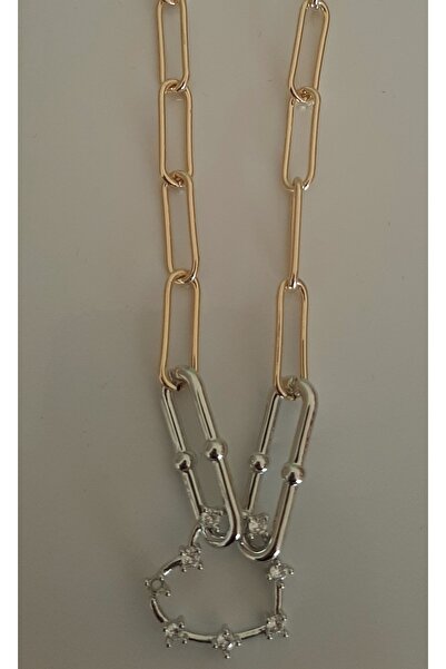 LYDYA Ataç Zincirli Mers Model Kalp Kolye