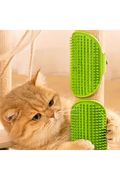 RED KİTCHEN Durable Plastic Cat Scratching Brush for Pet Grooming