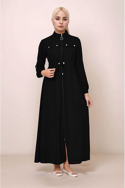 Asortik Kids Capac pentru copii Ferace - țesătură creponată de cristal, model elegant și confortabil, potrivit pentru hijab lung