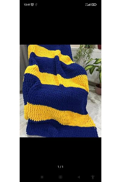 Tonydays Single Fan Blanket Puffy Knit 120X 180 cm