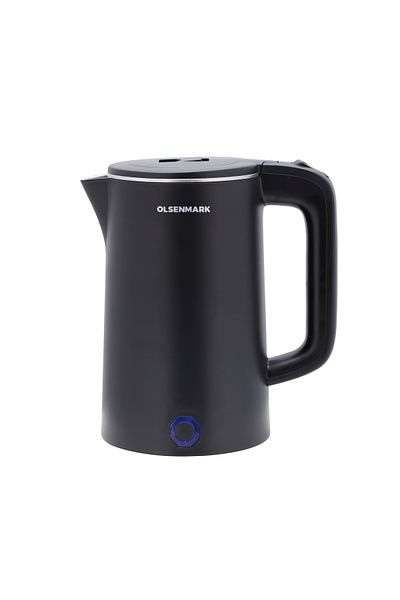 Olsenmark Electric Kettle With Durable Wall Cool Touch Body, Boil Dry Protection