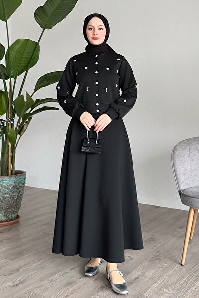 InStyle Stoned Scuba szoknya fekete öltöny