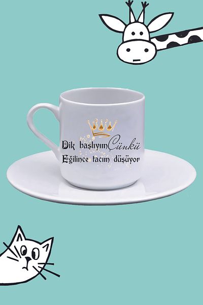 Olympus plus That I Am the Right Head That I Am the Right Head That I Am the Printed Turkish Coffee Cup