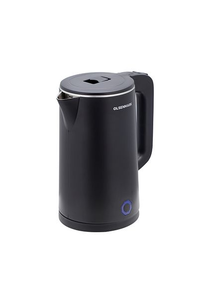 Olsenmark Electric Kettle With Durable Wall Cool Touch Body, Boil Dry Protection