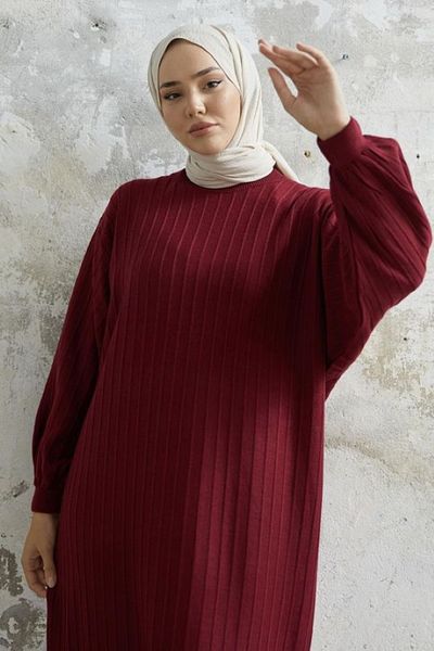 STİLZERAFET Rochie standard din tricotaje cu fitil