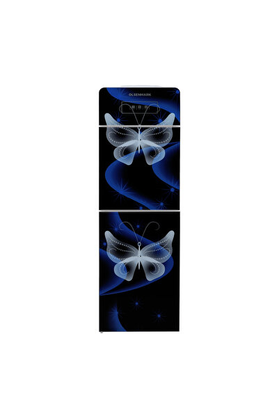 Olsenmark موزع مياه ذو بابين مع لوحة زجاجية، OMWD1837