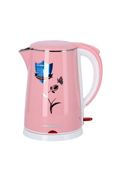 Olsenmark Electric Kettle 1.8 L 1500.0 W OMK2355 Pink/White