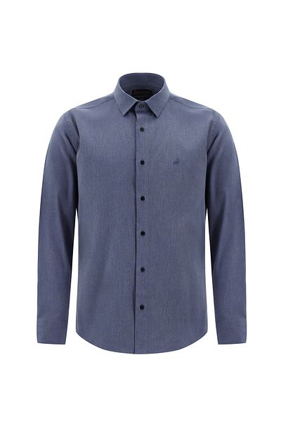 Abdullah Kiğılı Long Sleeve Slim Fit Slim Fit Lumberjack Cotton Shirt
