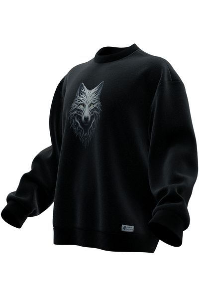 TURAN TACTICS Hanorac supradimensionat cu imprimeu BOZKURT v2 (UNISEX)