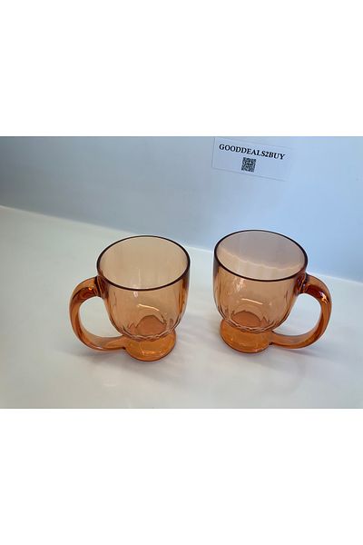 Madame Coco Domme Plastic Mug - Orange - 385 ml