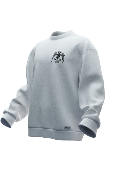 TURAN TACTICS SELCUKLU EAGLE PRINTED OVERSIZE SWEATSHIRT (UNISEX)