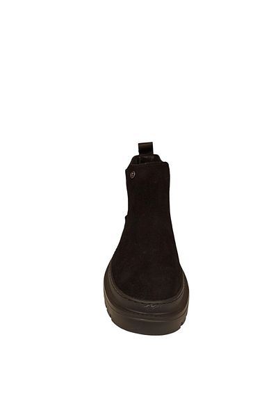 Pierre Cardin Ανδρικά Suede Μαύρα Casual Μποτάκια