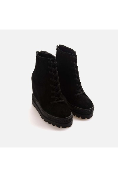 Rouge Dolgu Topuklu Kadın Bot 6200-1