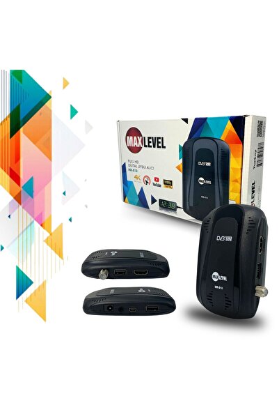 MAX LEVEL Hd Uydu Alıcı Tgks'li Mpeg4 Hd Tak Kullan Alıcı Göz Wifi Uyumlu Maxlevel MR-810