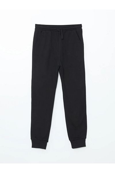 LC Waikiki LCW Kids Μαύρο Αγόρι Jogger Sweatpants με ελαστική μέση