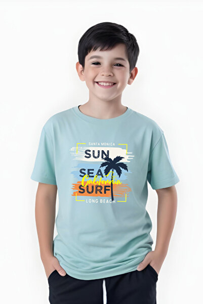 FYK COLLECTİON Štampano Dečačka majica kratkih rukava sa okruglim izrezom T-s...