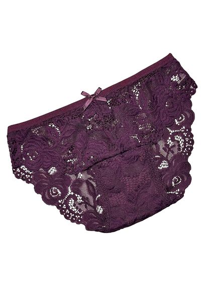 Gizli Butik Chiloți Bato din dantelă pentru femei, roșii