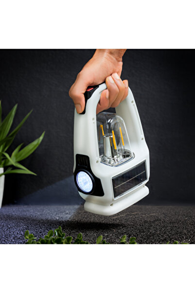 Olsenmark مصباح LED تنجستن قابل لإعادة الشحن يعمل بالطاقة الشمسية - OME2841