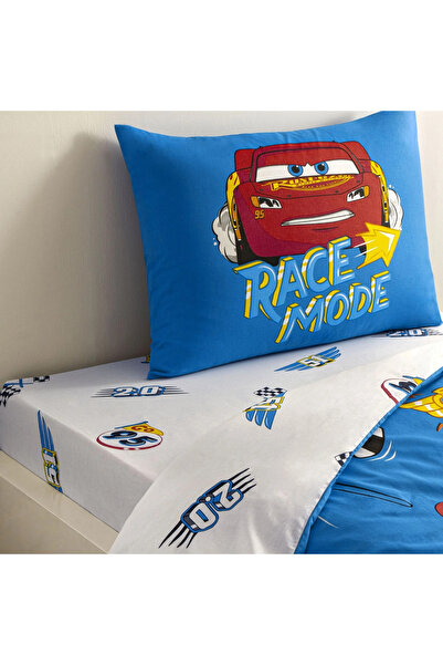 Taç Disney Cars - Let's Race Σετ Παπλωματοθήκη από Βαμβακερό Μονό