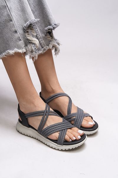 Riccon Lilzenya Schwarze Damensandalen - 00121005   Modell