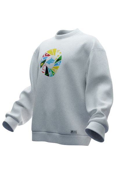 TURAN TACTICS 16 TURKISH STATE PRINTED OVERSIZE SWEATSHIRT (UNISEX)