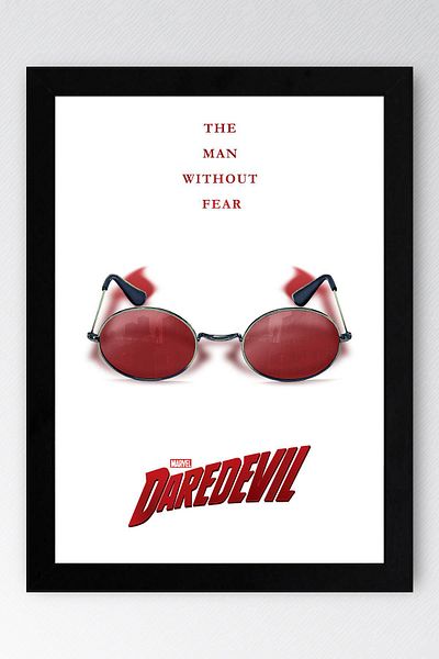 Saturn Tablou înrămat Daredevil - Poster de desene animate Marvel