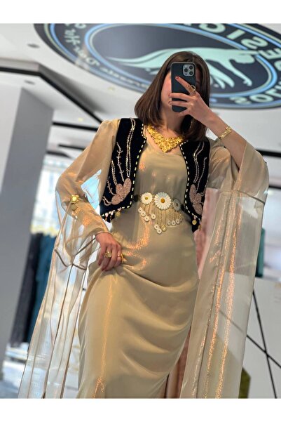SOLİN YÖRESEL Kadın Yöresel Elbise Düğünlük Kaftan Abiye